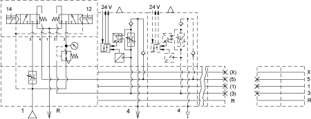 Schema elettrico valvola a tre vie