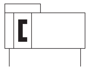 Pneumatic symbol here...