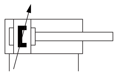 Pneumatic symbol here...