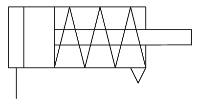 Pneumatic symbol here...