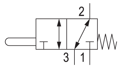 Pneumatic symbol here...
