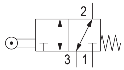 Pneumatic symbol here...