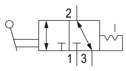 Pneumatic symbol here...