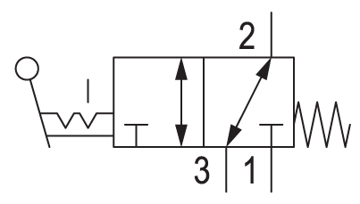 Pneumatic symbol here...