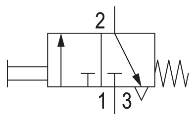 Pneumatic symbol here...