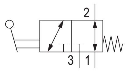 Pneumatic symbol here...