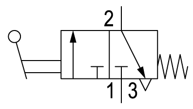 Pneumatic symbol here...