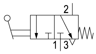 Pneumatic symbol here...