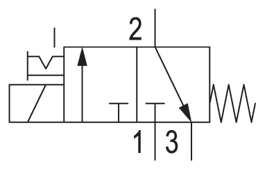 Pneumatic symbol here...