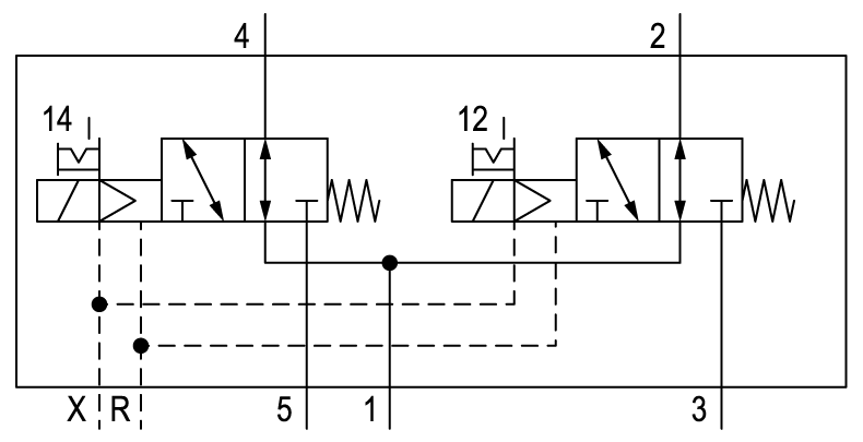 Pneumatic symbol here...