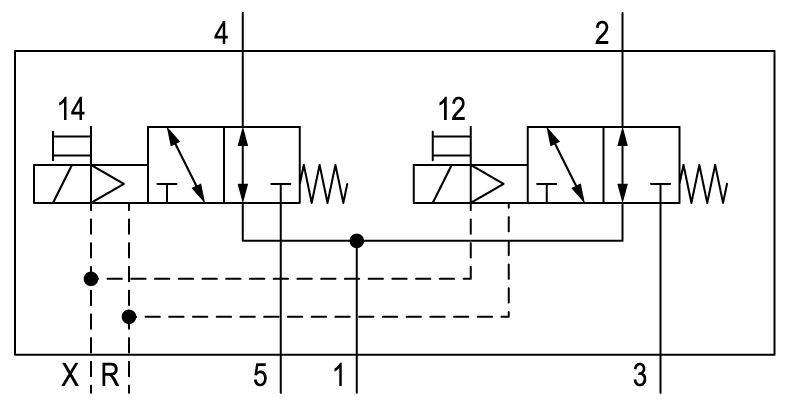 Pneumatic symbol here...