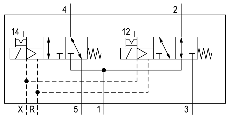 Pneumatic symbol here...