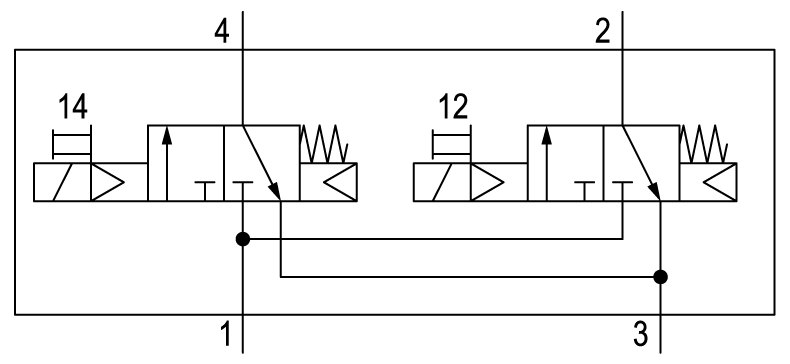 Pneumatic symbol here...