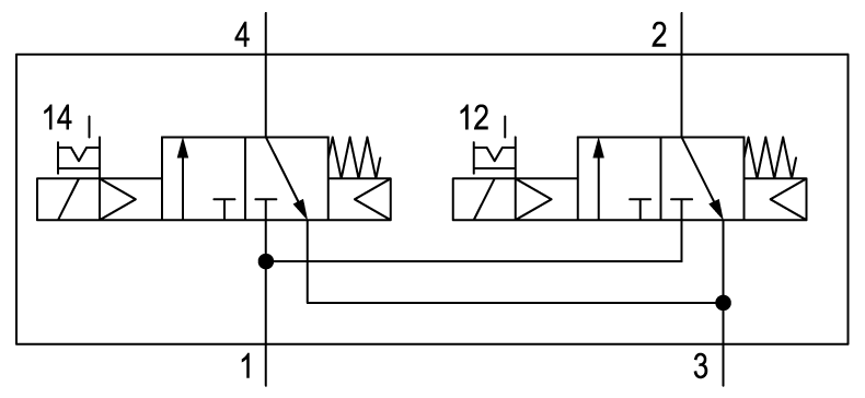 Pneumatic symbol here...