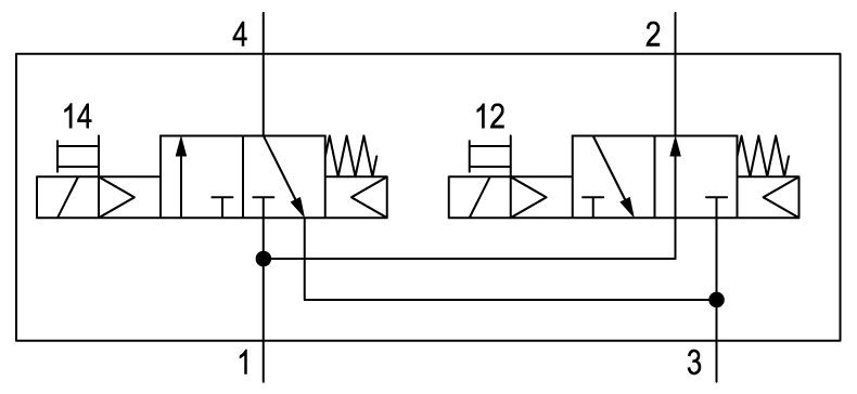 Pneumatic symbol here...