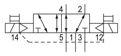 Pneumatic symbol here...