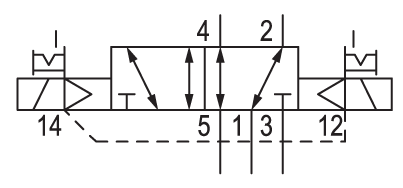 Pneumatic symbol here...