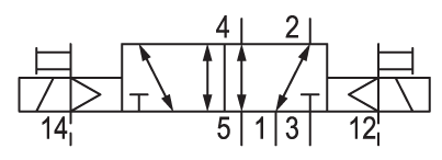 Pneumatic symbol here...