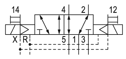 Pneumatic symbol here...