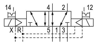 Pneumatic symbol here...