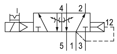 Pneumatic symbol here...