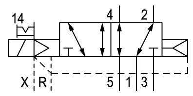 Pneumatic symbol here...
