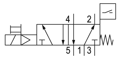 Pneumatic symbol here...
