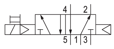 Pneumatic symbol here...