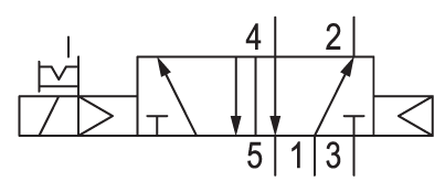 Pneumatic symbol here...