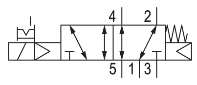 Pneumatic symbol here...