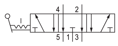 Pneumatic symbol here...