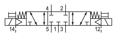 Pneumatic symbol here...