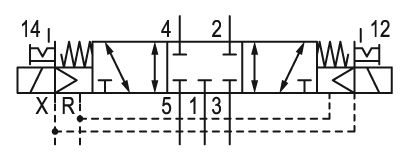Pneumatic symbol here...