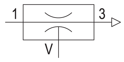 Pneumatic symbol here...