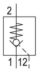 Pneumatic symbol here...
