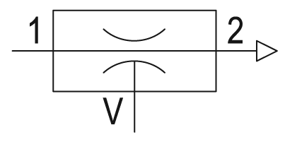 Pneumatic symbol here...