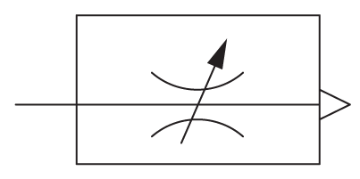 Pneumatic symbol here...