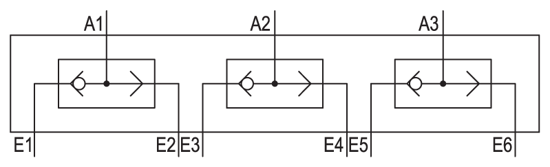 Pneumatic symbol here...