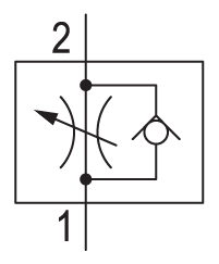 Pneumatic symbol here...