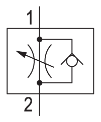 Pneumatic symbol here...