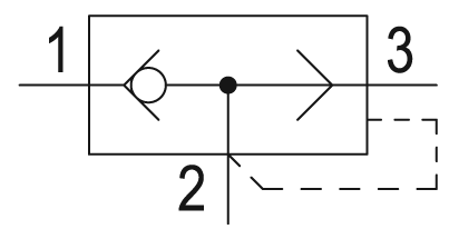 Pneumatic symbol here...