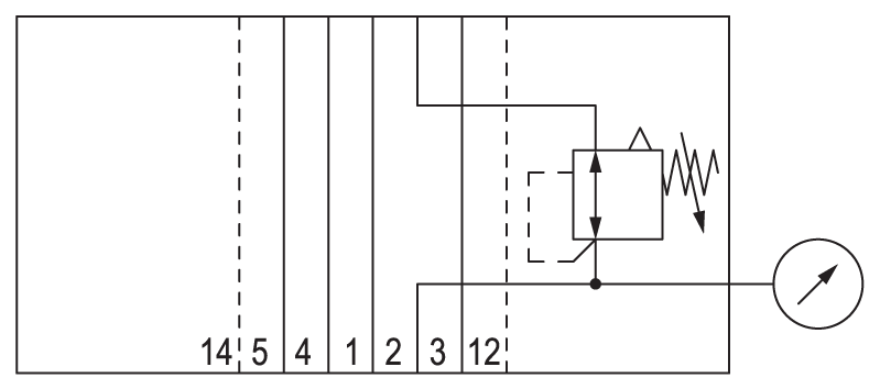 Pneumatic symbol here...