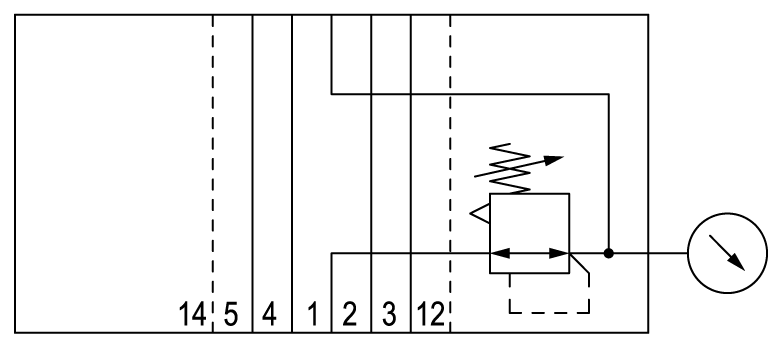 Pneumatic symbol here...