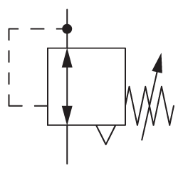 Pneumatic symbol here...