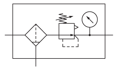 Pneumatic symbol here...