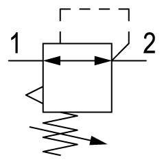 Pneumatic symbol here...