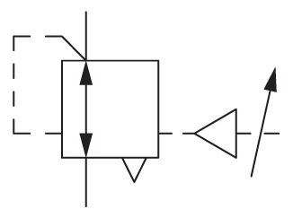 Pneumatic symbol here...