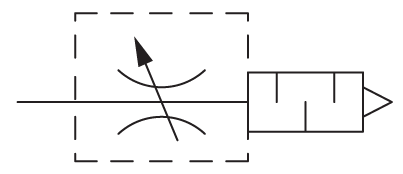 Pneumatic symbol here...