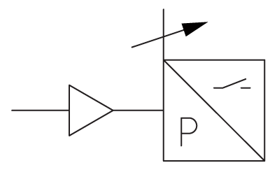 Pneumatic symbol here...