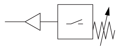 Pneumatic symbol here...